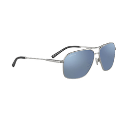 Serengeti Dorwinn Shiny Silver - Min Pol 555nm Blue