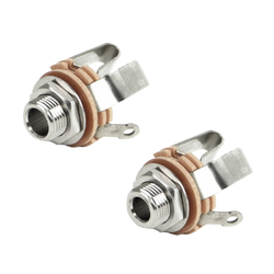 Headphone Stereo Jack  + Mic Jack Socket Pair (Panel Mount)