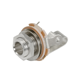 Headphone Mono Jack Socket .250 (Tip/Sleeve) - Panel Mount