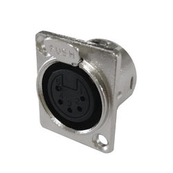 Pilot Communications 5 Pin XLR Panel Mount Socket (Airbus/Boeing)