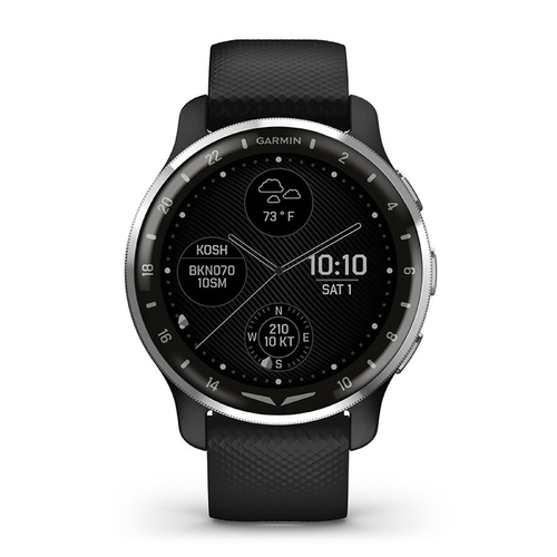 Garmin D2 Air X10 Aviator Smartwatch - Black