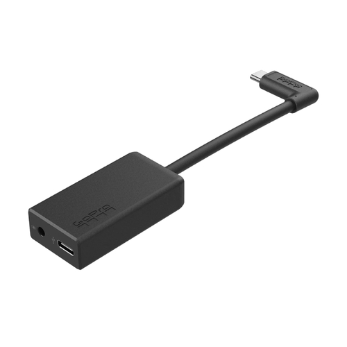 GoPro 3.5mm Pro Mic Adapter - HERO 5/6/7/8/9/10/11/12 Black