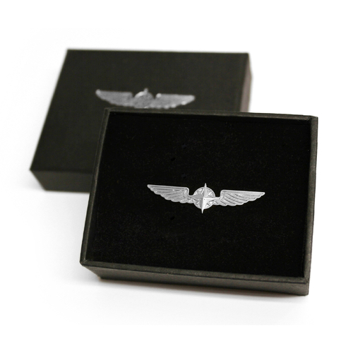 Design4Pilots Pilot Wings Medium 3.5cm / Silver