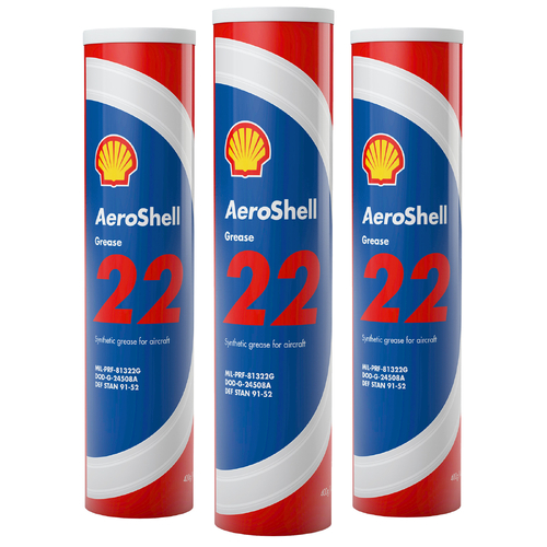 Aeroshell Grease 22 - Versatile Synthetic Multipurpose (3 Pack)