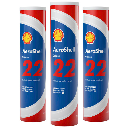Aeroshell Grease 22 - 3 Pack - Versatile Synthetic Multipurpose