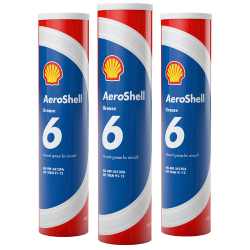 Aeroshell Grease 6 - General Purpose Airframe (3 Pack)