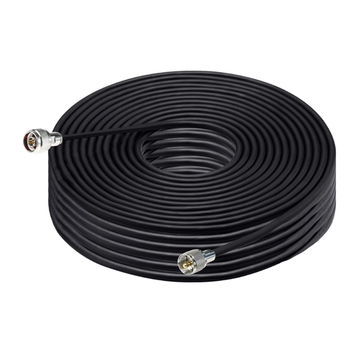 Heavy Duty Antenna Cable Kit, 30 Meters 400 Low Loss with N Type to PL259U (UHF) Connectors