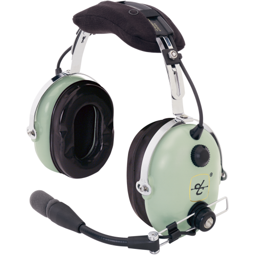 David Clark H10-60H Headset - Coil Cord - U174 Helicopter Plug