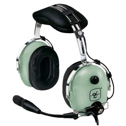 David Clark H10-56HXL - Coil Cord - U174 Helicopter Plug - ENC Headset
