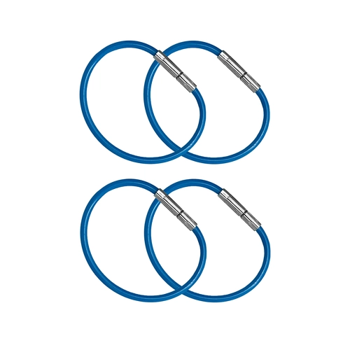 Flyboys Multi Purpose Nylon Checklist Ring 1.75" Diameter - 4 Pack (Blue)