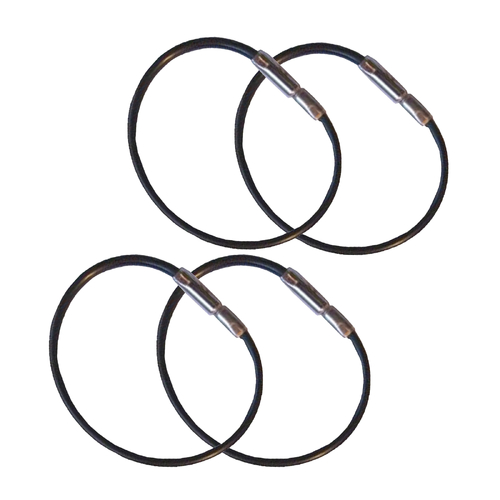 Flyboys XL Checklist Rings Black (Four Pack)