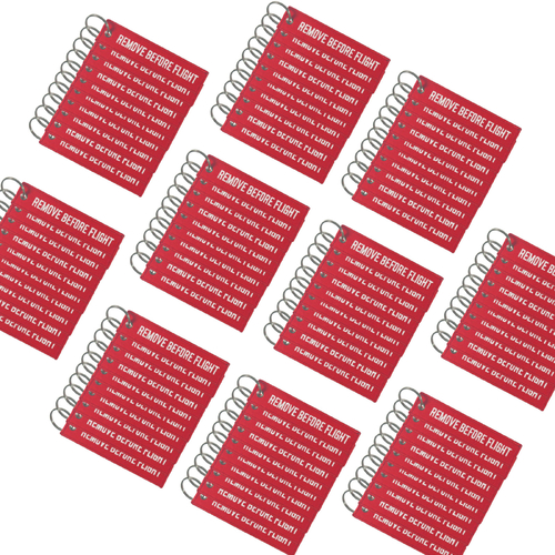 Remove Before Flight Key Chain 100 Pack