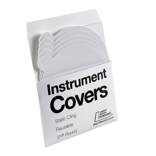 DeGroff Aviation Static Cling Instrument Covers 2 5/8" Round