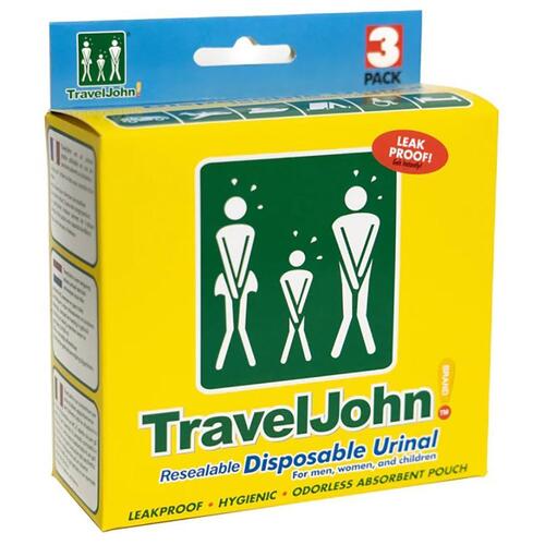 TravelJohn 3 Pack