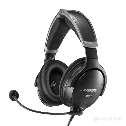 Bose A30 Aviation Headset with Bluetooth® - Straight Cord - Dual Plugs
