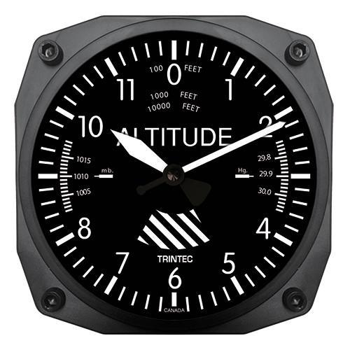 Trintec 6" Altimeter Instrument Style Clock