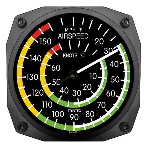 Trintec 6" Airspeed Instrument Style Thermometer