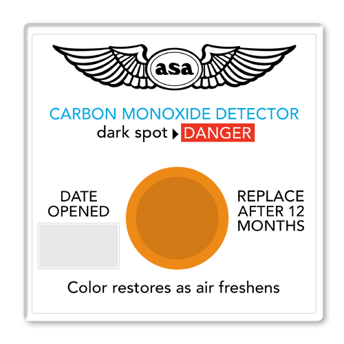ASA Carbon Monoxide Detector w/12 Month Life