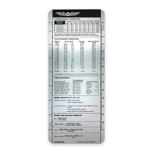 ASA High Speed E6B Slide