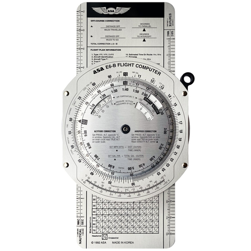 ASA Metal E6B Flight Computer