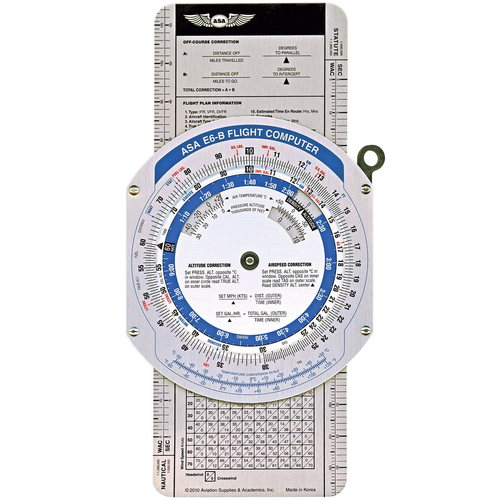 ASA Colour E6B Metal Flight Computer