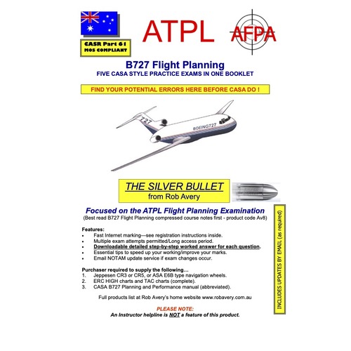 ATPL B727 Flight Planning Exams Book - Rob Avery