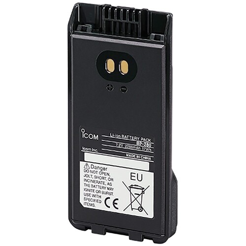 Genuine Icom Li-ion 2400mah Rechargeable Battery for A16E / IC-41Pro Handheld Transceivers