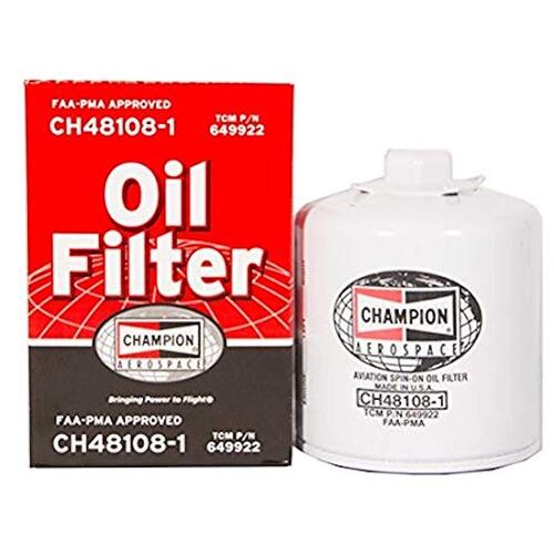 Champion Oil Filter CH48108-1 - Spin On, Short