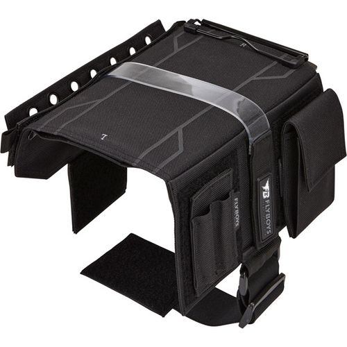 Flyboys Reversible Kneeboard with Eyelets & Clipboard - Black