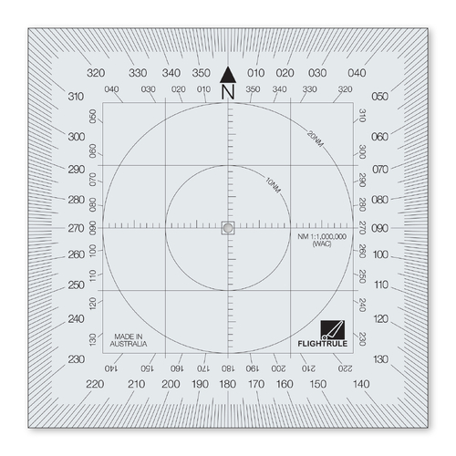 FlightRule Navigation Protractor - 25 Pack
