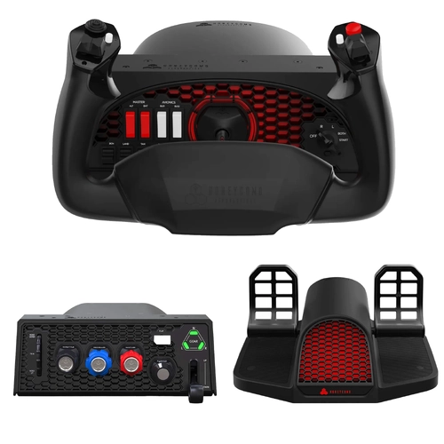 Honeycomb Sierra Captain's Bundle - Alpha Flight Controls, Sierra TPM Module & Charlie Pedals