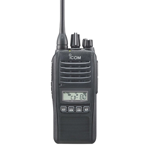 Icom IC-41PRO Waterproof Handheld UHF CB Radio - Black