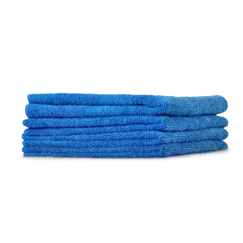 Microfibre Cleaning Cloth 250GSM 400mm x 400mm Blue (4 Pack)