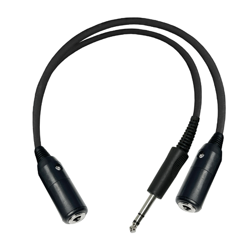 Pilot Communications Microphone Jack Splitter Cable