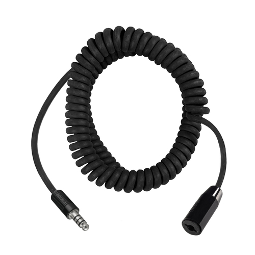Pilot Communications U-174 Helicopter Extension Cable - 1.5M Coiled
