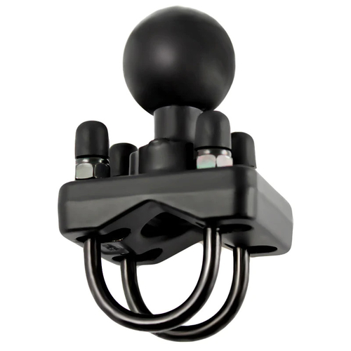 RAM® C Size Double U-Bolt Ball Base for 1" - 1.25" Rails with 1.5" Ball