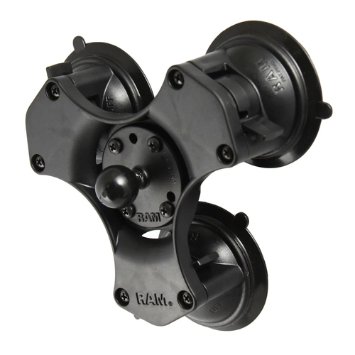 RAM® Twist-Lock™ Triple Suction Cup Ball Base