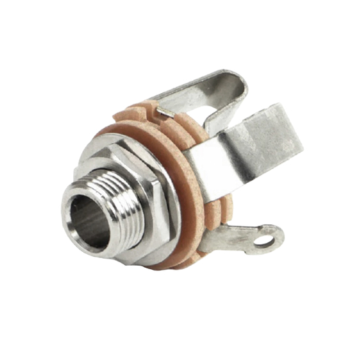 Headphone Stereo Jack Socket .250" (Tip/Ring/Sleeve) - Panel Mount