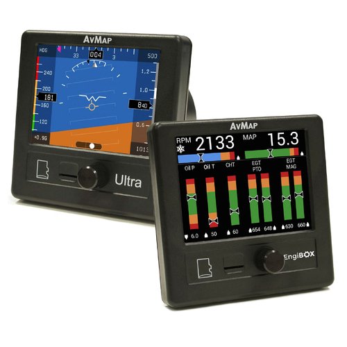 AvMap Ultra EFIS + Engibox Kit