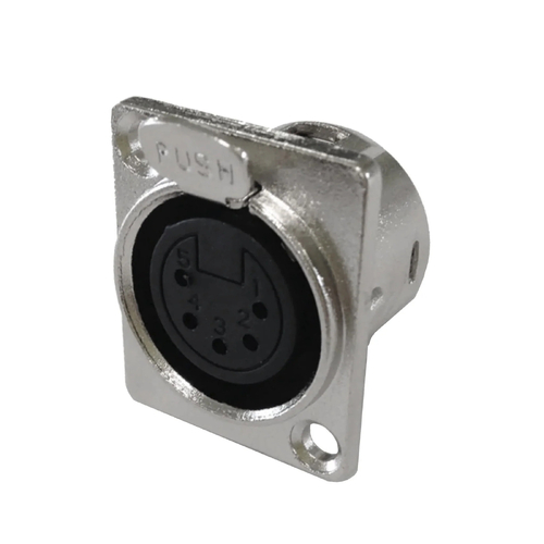 Pilot Communications 5 Pin XLR Panel Mount Socket (Airbus/Boeing)