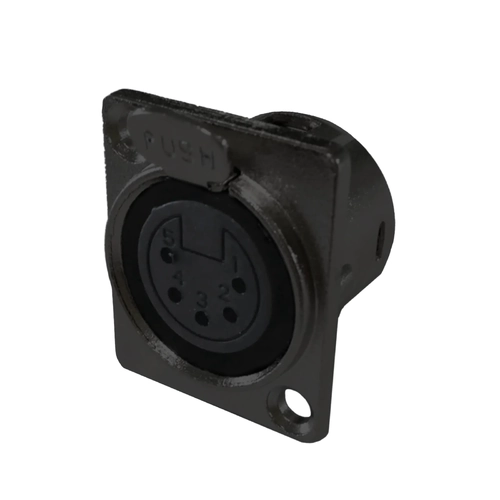 Pilot Communications 5 Pin XLR Panel Mount Socket (Airbus/Boeing)