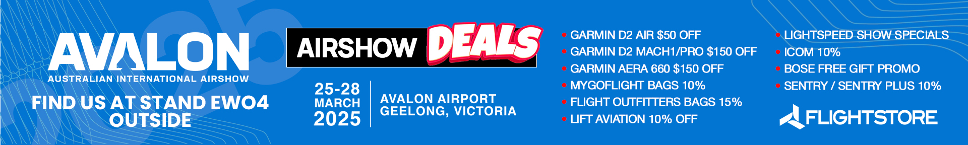 Avalon International Airshow 2025 Banner