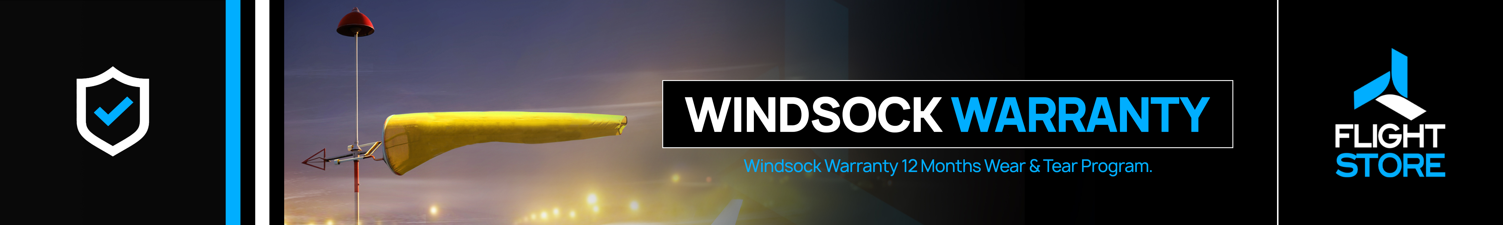 Windsock Warranty Banner