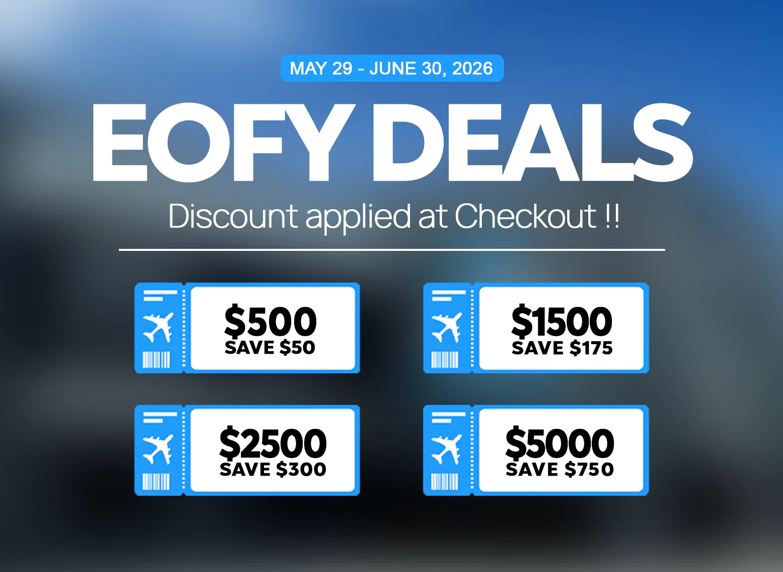 EOFY 2026 Instant Savings Banner
