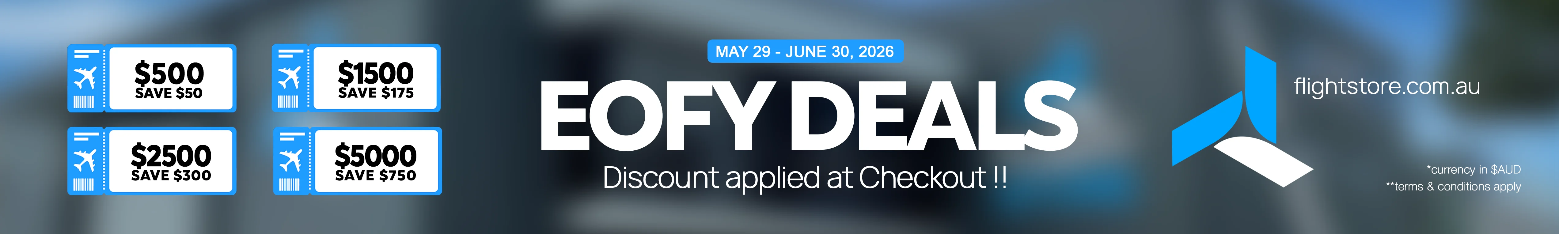 EOFY 2026 Instant Savings Banner